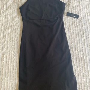 Lulus Black Cocktail Dress Medium w Tags